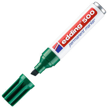 Bluepixel Equipamentos e Serviços Informáticos Lda | Marcador Permanente Edding 500 2-7mm Verde | Escrever e Destacar Edding Marcadores