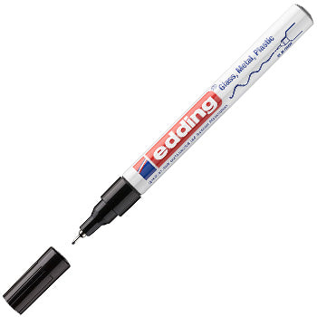Bluepixel Equipamentos e Serviços Informáticos Lda | Marcador Permanente Edding 780 Fino 0,8mm Preto – 1 Unidade Edding Marcadores