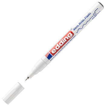 Bluepixel Equipamentos e Serviços Informáticos Lda | Marcador Permanente Fino Edding 780 0,8mm Branco - Lavável e Resistente Edding Marcadores