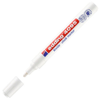 Bluepixel Equipamentos e Serviços Informáticos Lda | Marcador Giz Edding 4095 Branco 2-3mm | Escreva com Precisão Edding Marcadores