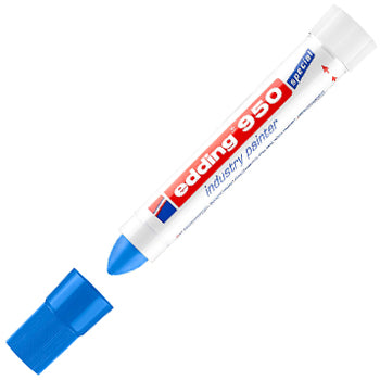 Bluepixel Equipamentos e Serviços Informáticos Lda | Marcador Permanente Grosso Edding 950 Azul 10mm — Resistente e de Fácil Uso Edding Marcadores