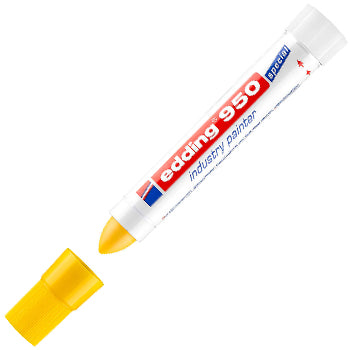Bluepixel Equipamentos e Serviços Informáticos Lda | Marcador Permanente Edding 950 10mm Amarelo - Tinta Grossa Edding Marcadores