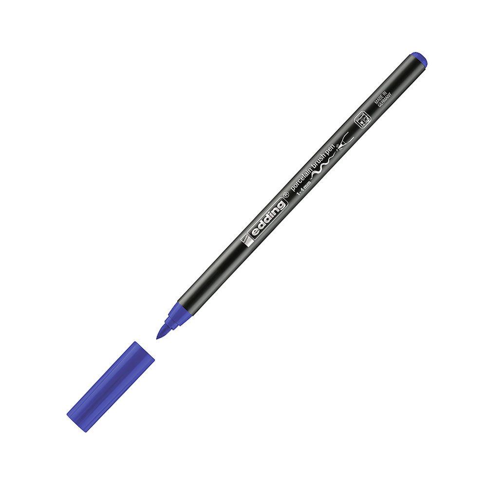 Bluepixel Equipamentos e Serviços Informáticos Lda | Marcador Edding Porcelana 4200 1-4mm Azul - Uso em Cerâmica Edding Marcadores