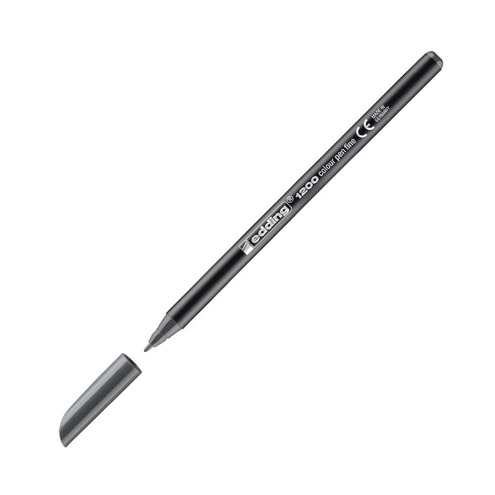 Bluepixel Equipamentos e Serviços Informáticos Lda | Marcador Edding 1200 Médio 1mm Cinza - 1 Unidade Edding Marcadores