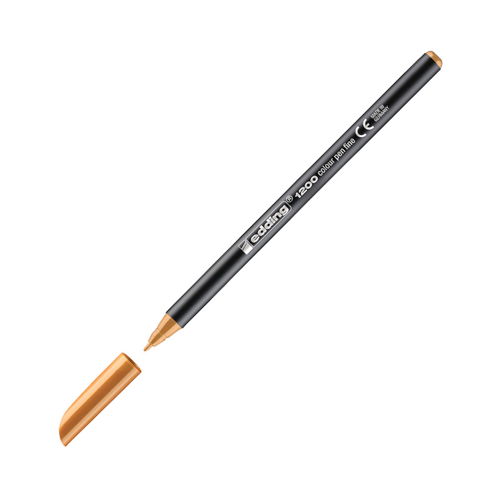 Bluepixel Equipamentos e Serviços Informáticos Lda | Marcador Edding 1200 Médio 1mm Laranja Claro – 1 Unidade Edding Marcadores