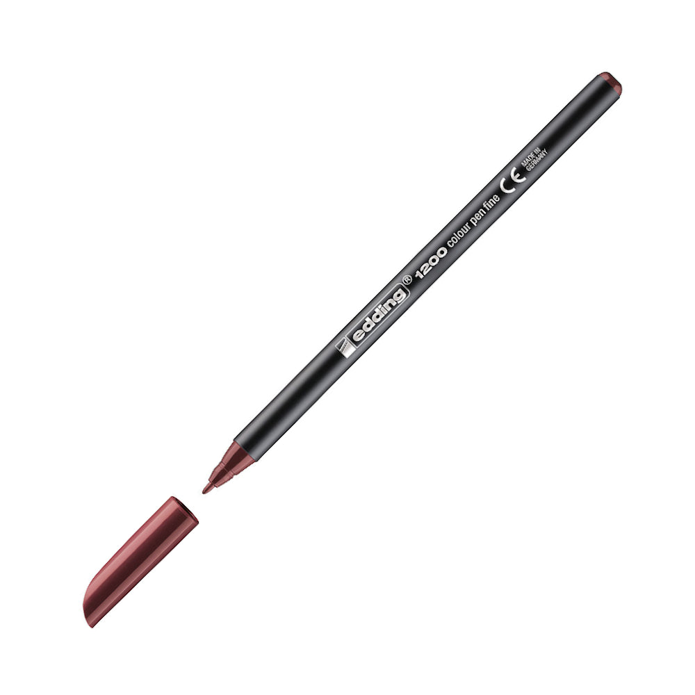 Bluepixel Equipamentos e Serviços Informáticos Lda | Marcador Edding 1200 Bordeaux 1mm - Ideal para Escrita e Arte Edding Marcadores