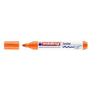 Bluepixel Equipamentos e Serviços Informáticos Lda | Marcador para Tecidos Edding 4500 Laranja 2-3mm - 1 Unidade Edding Marcadores