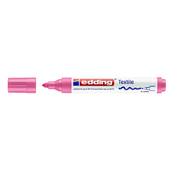 Bluepixel Equipamentos e Serviços Informáticos Lda | Marcador para Tecidos Edding 4500 Rosa 2-3mm — 1un Edding Marcadores