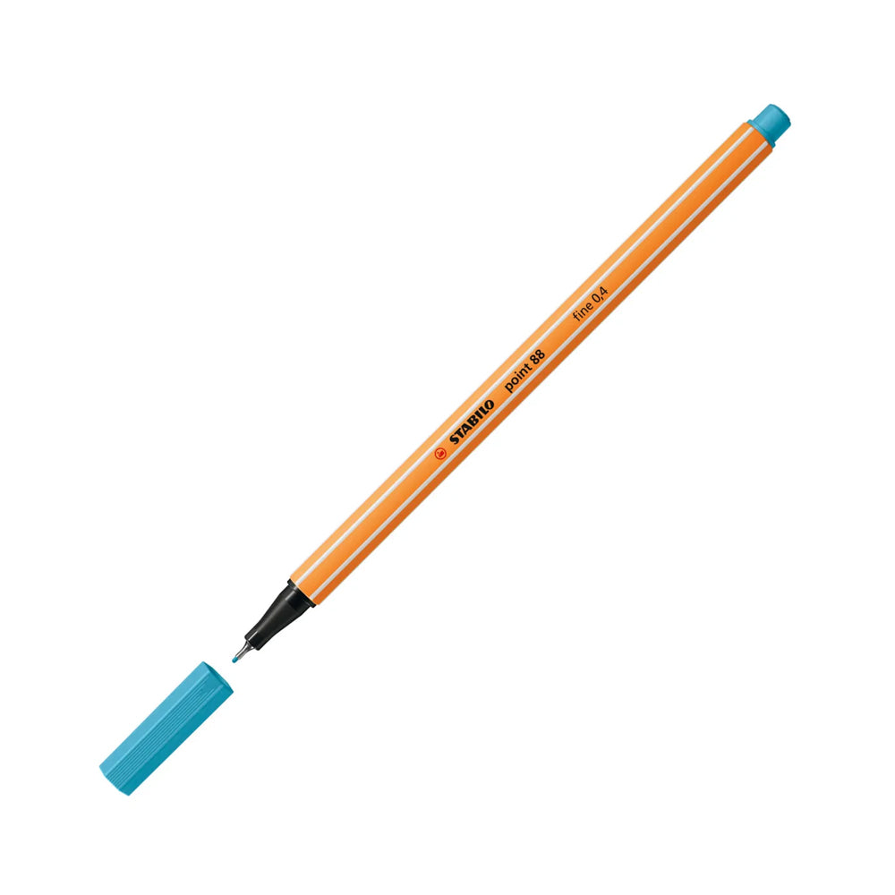 Bluepixel Equipamentos e Serviços Informáticos Lda | Marcador Fino Turquesa Fineliner Point 88/57 0,4mm — 1 un Stabilo Marcadores