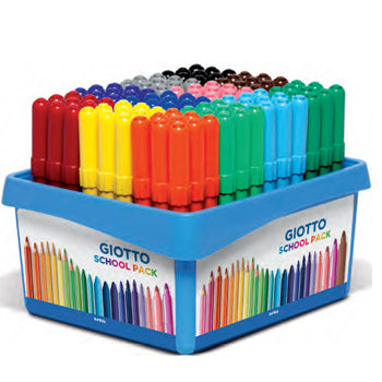Bluepixel Equipamentos e Serviços Informáticos Lda | Marcador Feltro Giotto Turbo Maxi 108 Unidades – Escola e Arte Giotto Marcadores