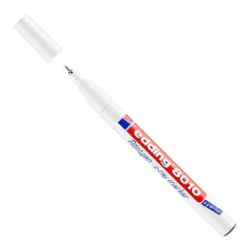 Bluepixel Equipamentos e Serviços Informáticos Lda | Marcador Branco Extra-Fino Edding 8010 para Raio-X Edding Marcadores