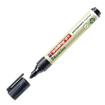 Bluepixel Equipamentos e Serviços Informáticos Lda | Marcador Permanente Edding E-21 Grosso 1,5-3mm Preto — 1 Unidade Edding Marcadores
