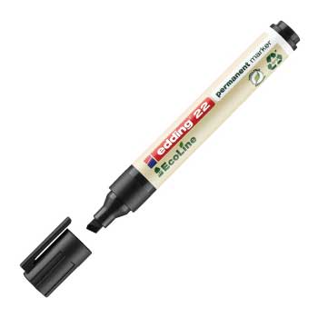 Bluepixel Equipamentos e Serviços Informáticos Lda | Marcador Permanente Edding e-22 Grosso Preto 1mm | Alta Precisão Edding Marcadores