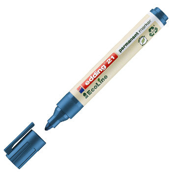 Bluepixel Equipamentos e Serviços Informáticos Lda | Marcador Permanente Grosso Edding e-21 Azul 1,5-3mm Edding Marcadores