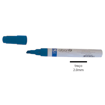 Bluepixel Equipamentos e Serviços Informáticos Lda | Marcador Permanente Grosso Azul Alban AC1075-02 2mm | Writing Supplies Alban Marcadores