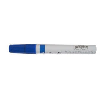 Bluepixel Equipamentos e Serviços Informáticos Lda | Marcador Permanente Grosso Azul Alban AC1079-02 2mm - 1 Unidade Alban Marcadores