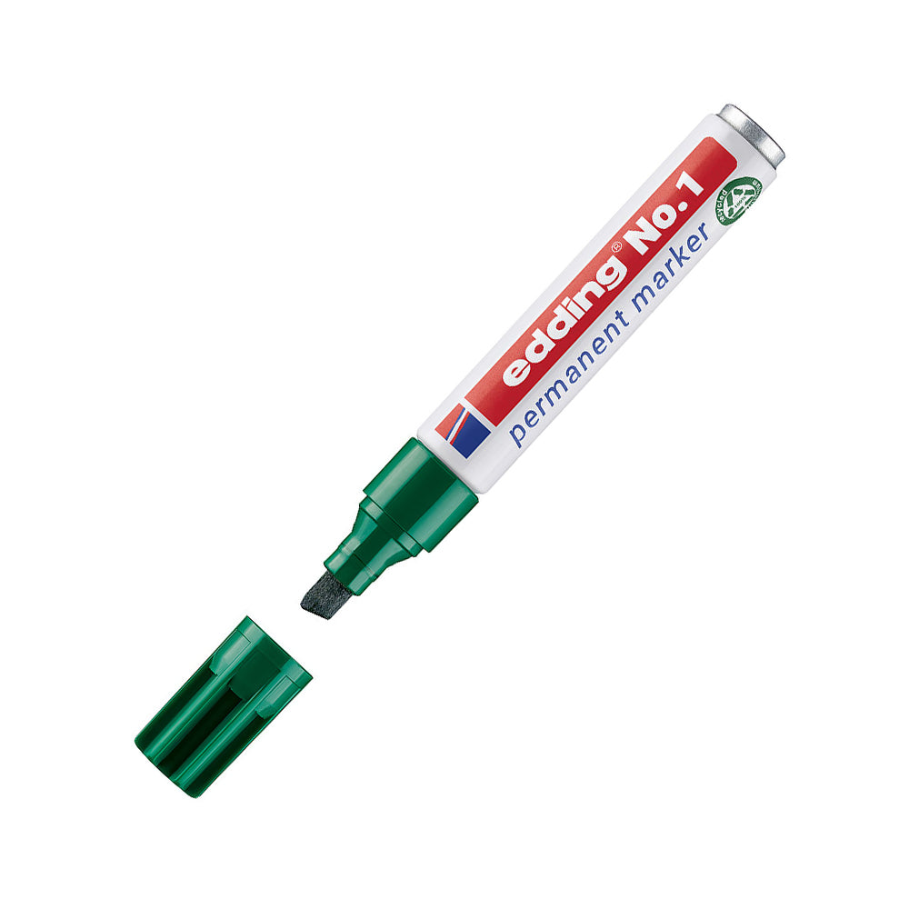 Bluepixel Equipamentos e Serviços Informáticos Lda | Marcador Permanente Grosso Edding Nº1 Verde - 1 unidade Edding Marcadores
