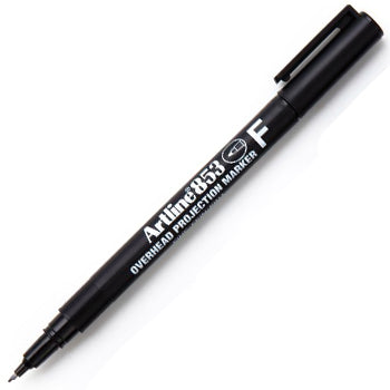 Bluepixel Equipamentos e Serviços Informáticos Lda | Marcador Permanente Artline 853 Fino 0,5mm Preto - Pack com 12 unidades Artline Marcadores