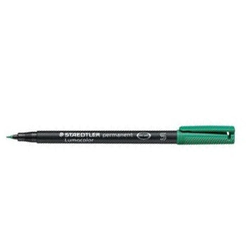 Bluepixel Equipamentos e Serviços Informáticos Lda | Marcador Permanente Super Fino 0,4mm Verde | 1 Unidade Staedtler Marcadores