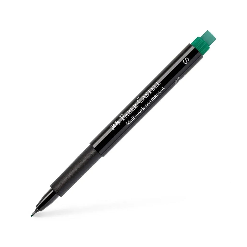 Bluepixel Equipamentos e Serviços Informáticos Lda | Marcador Permanente SuperFino 0,4mm Verde | Escrita Precisa Faber-Castell Marcadores
