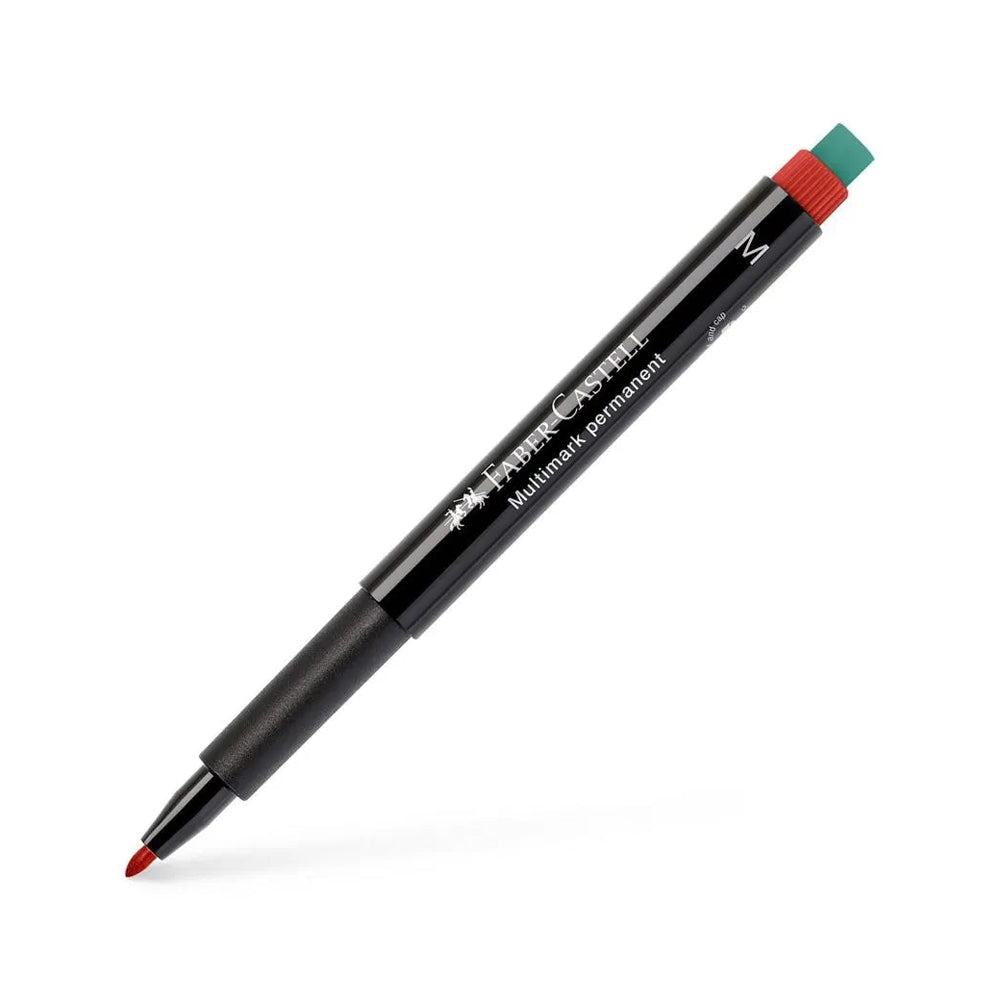 Bluepixel Equipamentos e Serviços Informáticos Lda | Marcador Permanente Médio Faber-Castell Vermelho 0,9mm | 1 unidade Faber-Castell Marcadores