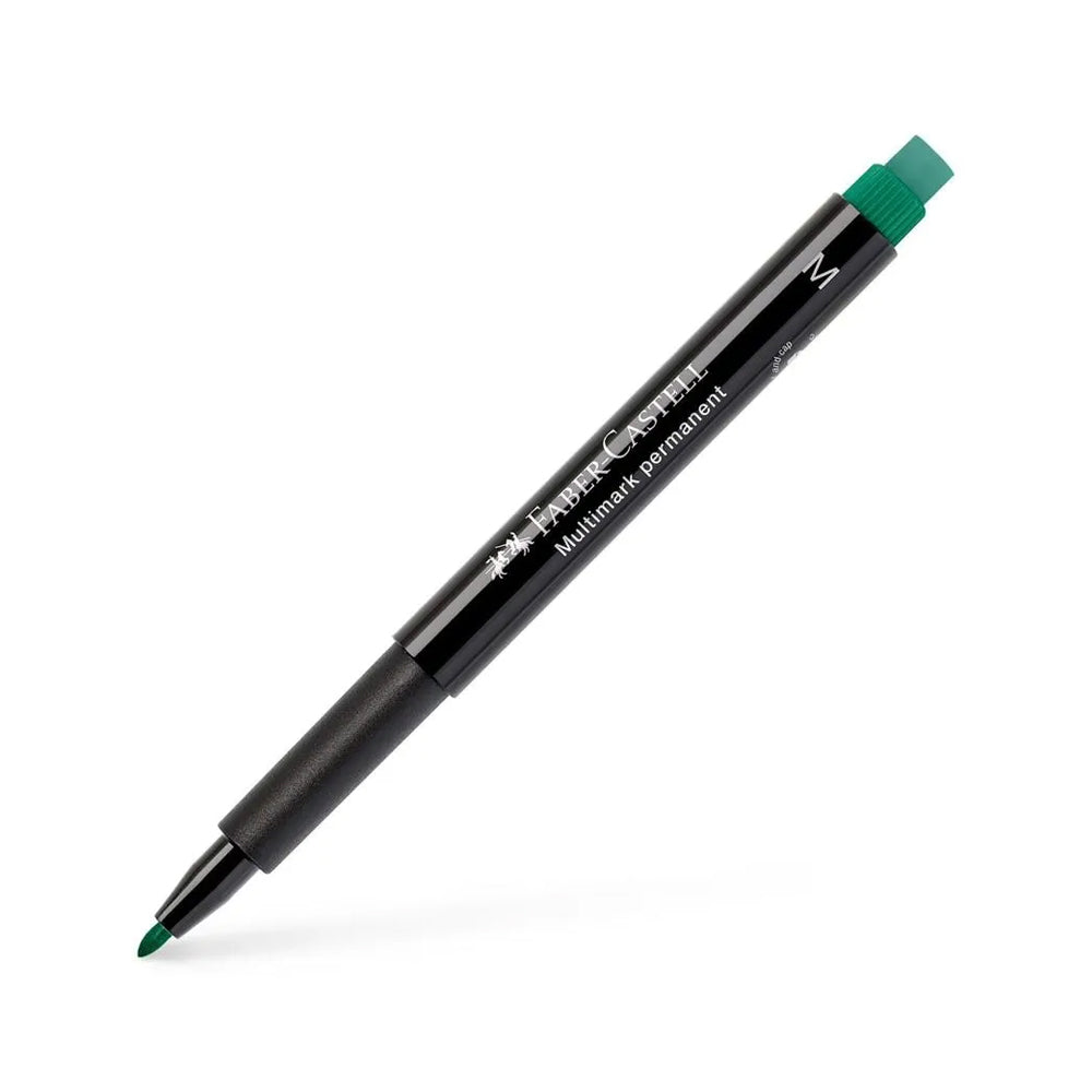 Bluepixel Equipamentos e Serviços Informáticos Lda | Marcador Permanente Faber-Castell Médio 0,9mm Verde — 1 Unidade Faber-Castell Marcadores