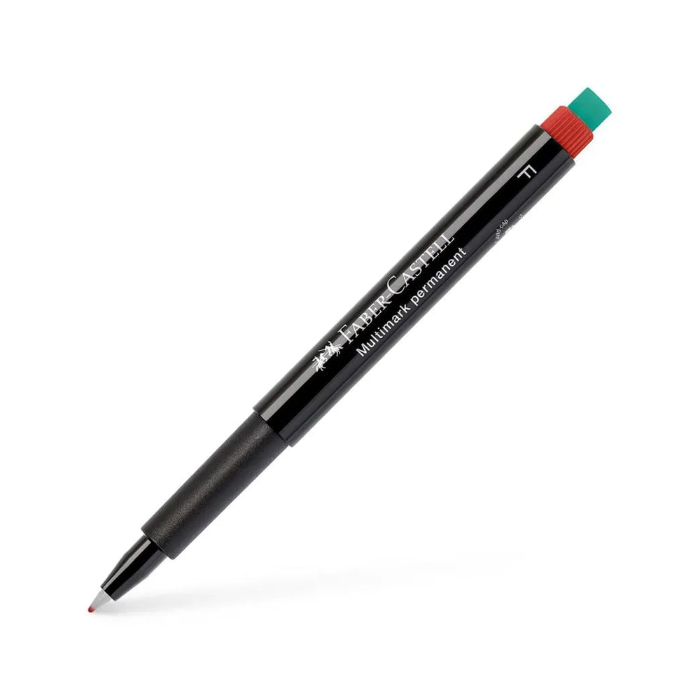 Bluepixel Equipamentos e Serviços Informáticos Lda | Marcador Permanente Faber-Castell Fino 0,7mm Vermelho – 1 Unidade Faber-Castell Marcadores