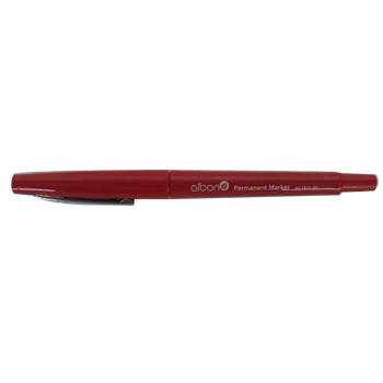 Bluepixel Equipamentos e Serviços Informáticos Lda | Marcador Permanente Médio Alban AC1214-02 Vermelho – 1 Unidade Alban Marcadores