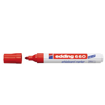 Bluepixel Equipamentos e Serviços Informáticos Lda | Marcador Edding 660 para Quadros Brancos — Recarregável Vermelho Edding Marcadores