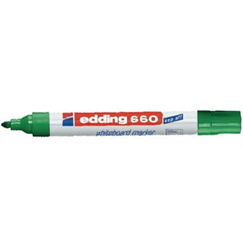 Bluepixel Equipamentos e Serviços Informáticos Lda | Marcador para Quadro Branco Edding 660 Verde Recarregável – 1 unidade Edding Marcadores