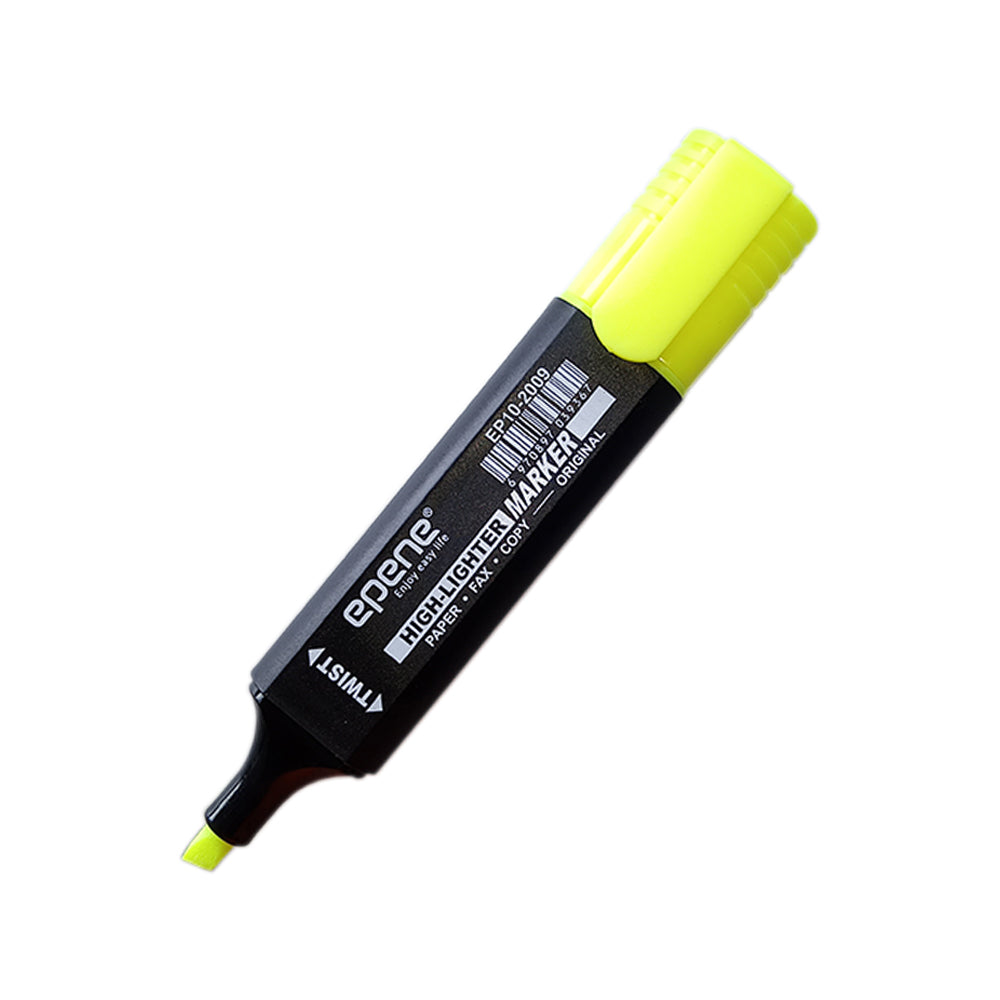 Bluepixel Equipamentos e Serviços Informáticos Lda | Marcador Fluorescente Amarelo Epene EP10-2009 - 1 Unidade Epene Marcadores