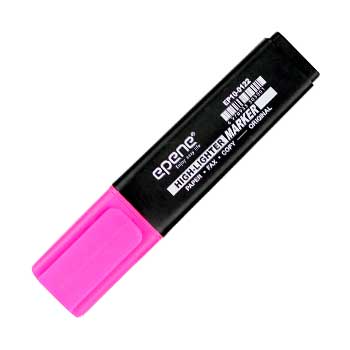 Bluepixel Equipamentos e Serviços Informáticos Lda | Marcador Fluorescente Rosa Epene EP10-0122 - 1un para Destaque Epene Marcadores