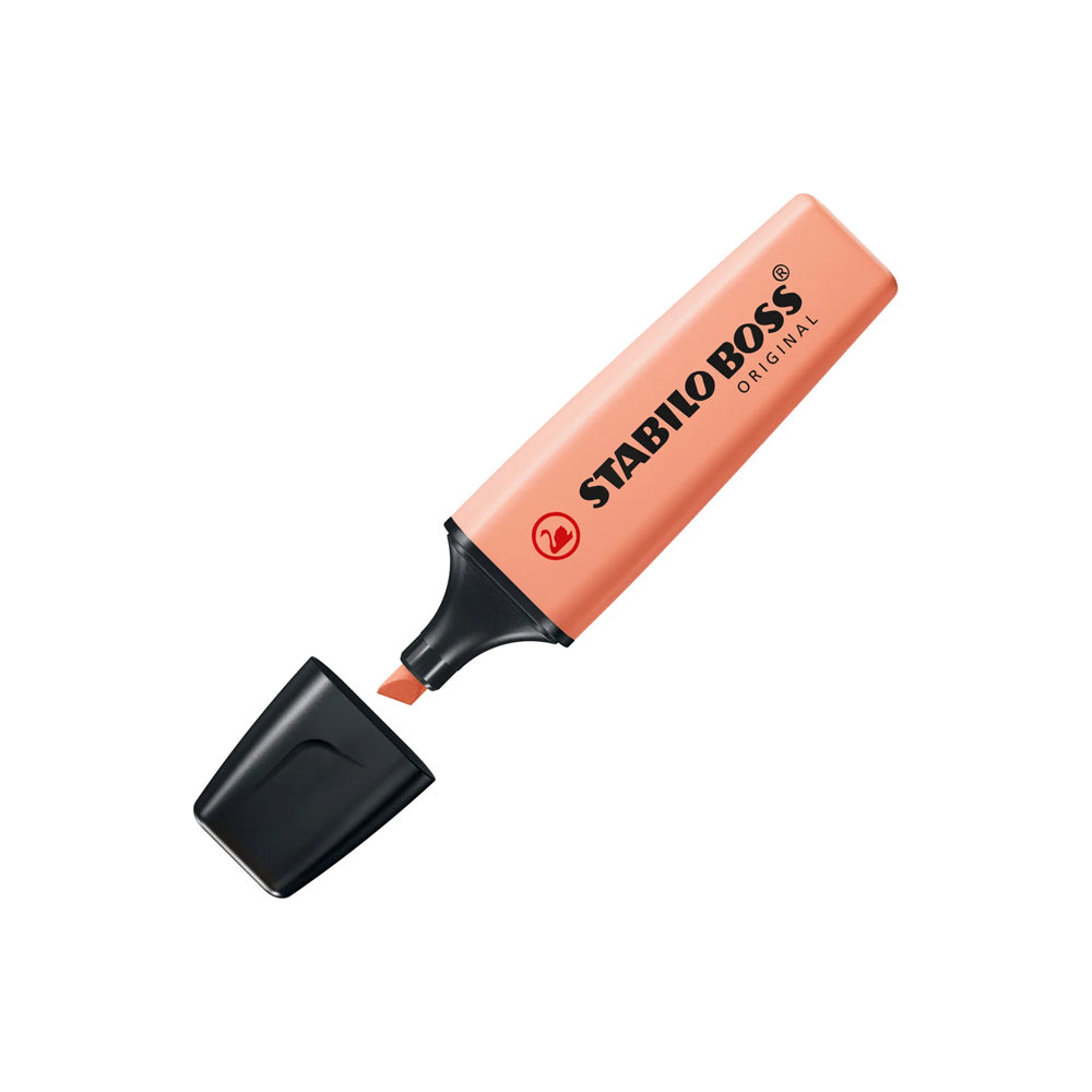 Bluepixel Equipamentos e Serviços Informáticos Lda | Marcador Fluorescente Stabilo Pêssego Pastel 10 unidades Stabilo Marcadores