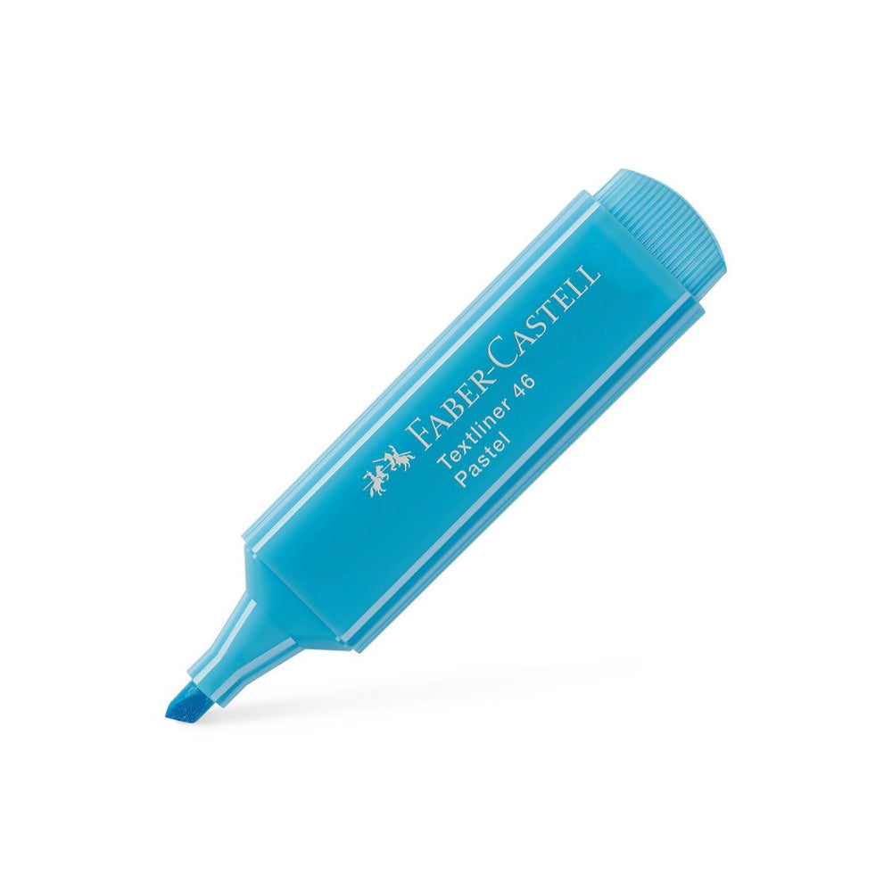Bluepixel Equipamentos e Serviços Informáticos Lda | Marcador Faber Textliner 46 Azul Pastel - Kit com 10 unidades Faber-Castell Marcadores