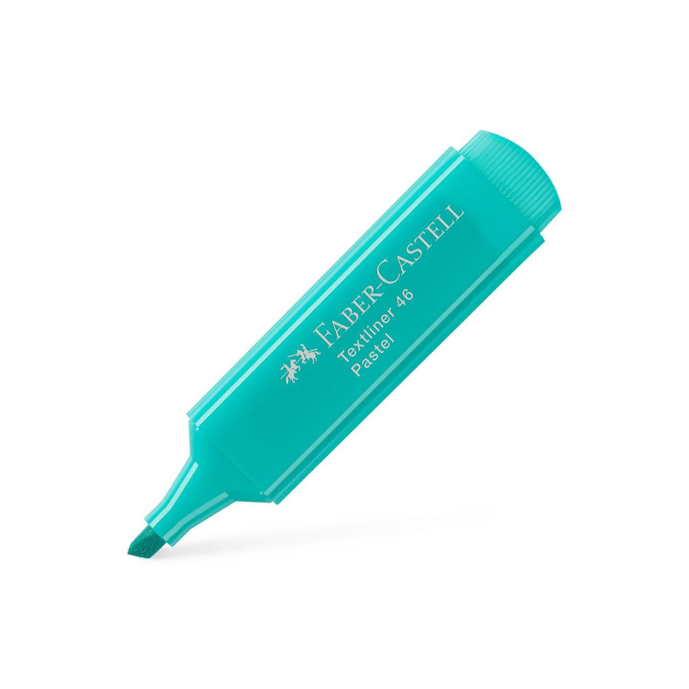 Bluepixel Equipamentos e Serviços Informáticos Lda | Marcador Faber Textliner 46 Turquesa Pastel 10 un. - Alta Fluorescência Faber-Castell Marcadores