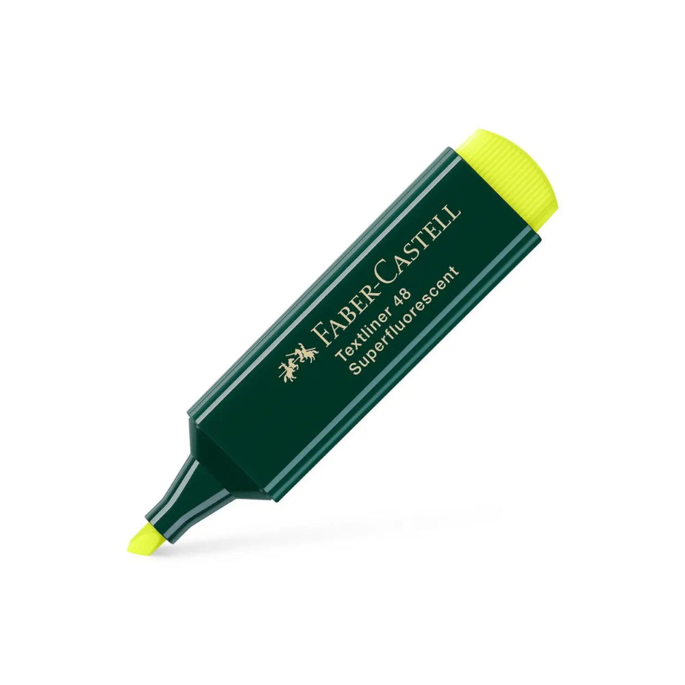Bluepixel Equipamentos e Serviços Informáticos Lda | Marcador Fluorescente Faber Textliner 48 Amarelo – Kit com 10 unidades Faber-Castell Marcadores