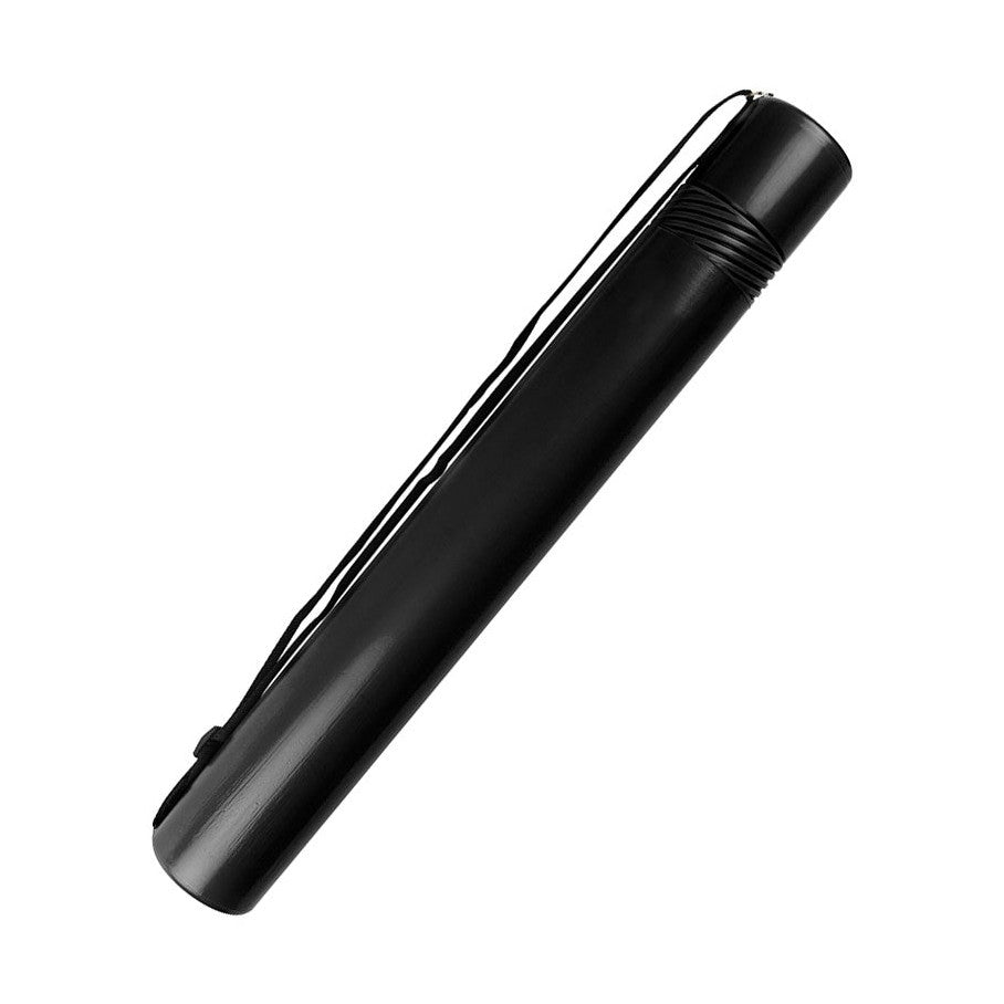 Tubo Porta Desenhos Plástico 50cm - Diâmetro 6cm Preto
