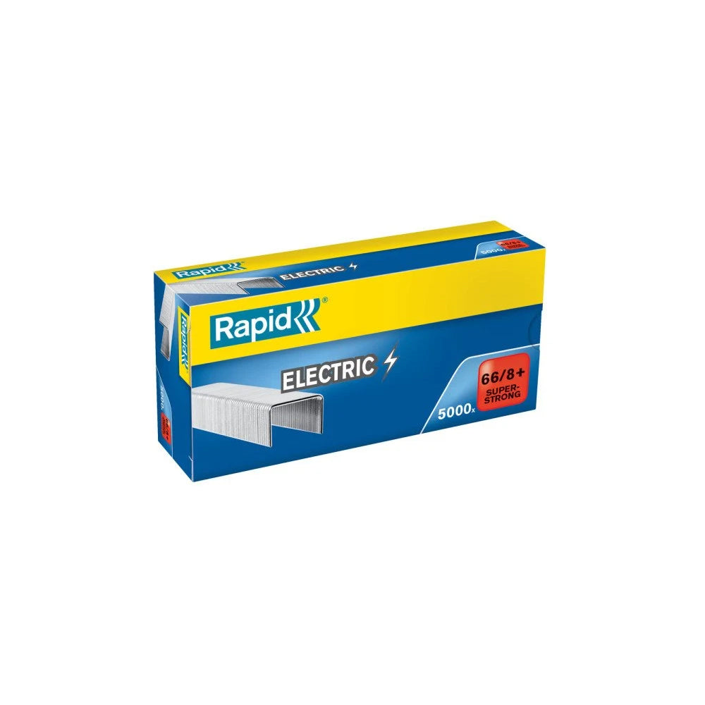 Bluepixel Equipamentos e Serviços Informáticos Lda | Agrafos 66/8+ Rapid Electric — 5000 unidades para 10-50 folhas Rapid Agrafos