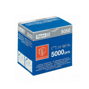 Bluepixel Equipamentos e Serviços Informáticos Lda | Agrafos Cassete Supreme 5050E Rapid 50 Folhas - Caixa com 5000 Unidades Rapid Agrafos