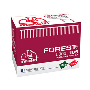 Bluepixel Equipamentos e Serviços Informáticos Lda | Agaro 105 Forest 5mm para Rocamatica, caixa com 5000 unidades Maestri Agrafos