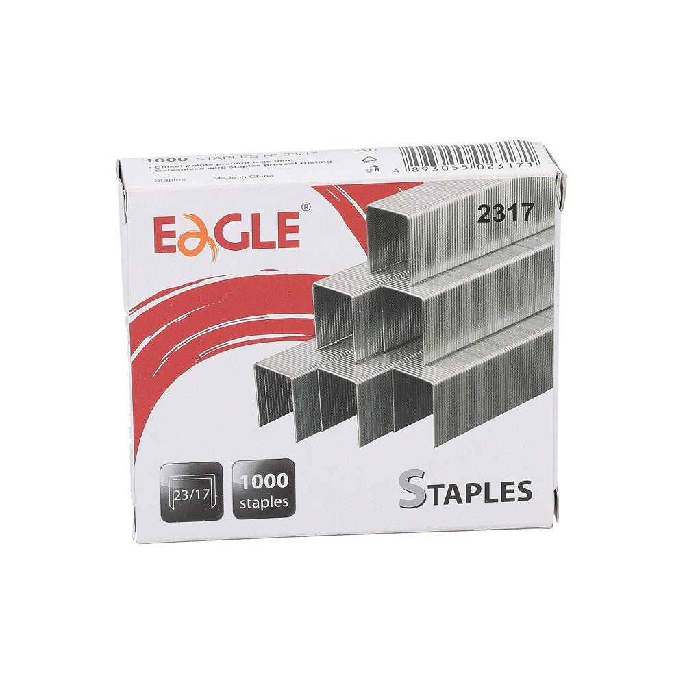 Bluepixel Equipamentos e Serviços Informáticos Lda | Ágrafos 23/17 Eagle 100/140 Folhas Caixa c/ 1000 Eagle Agrafos