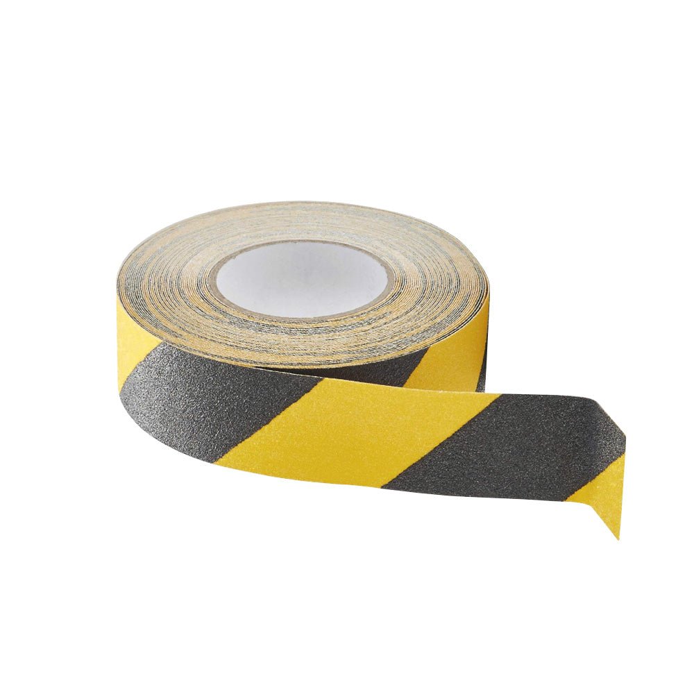 Bluepixel Equipamentos e Serviços Informáticos Lda | Fita Antiderrapante 50mmx15m Preto/Amarelo - Segurança e Estabilidade Durable Antiderrapantes