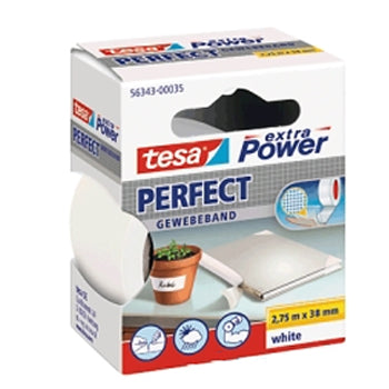 Bluepixel Equipamentos e Serviços Informáticos Lda | Fita Adesiva Tecido 38mmx2.75m Extra Power Tesa Branca Tesa Reparadoras
