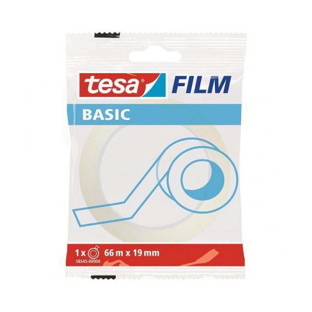 Bluepixel Equipamentos e Serviços Informáticos Lda | Fita Adesiva Transparente 19mmx66m Tesa Basic – Embalagem 1un Tesa Fitas