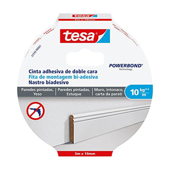Bluepixel Equipamentos e Serviços Informáticos Lda | Fita de Montagem Bi-adesiva Powerbond 19mm x 5m - Tesa 10kg Tesa Dupla Face