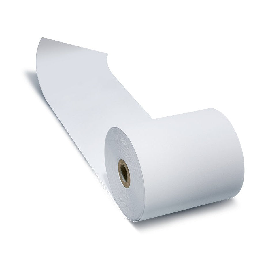 Rolos de papel térmico 80x40x11mm, pacote com 10 unidades, compatíveis com impressoras.
