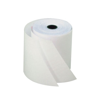 Bluepixel Equipamentos e Serviços Informáticos Lda | Papel Autocopiativo 057x70mm Branco com 10 Rolos – Ideal para Notas e Comprovantes Outros Autocopiativos em Rolo
