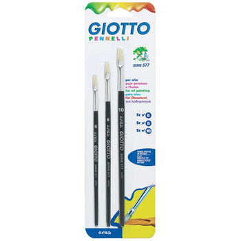 Bluepixel Equipamentos e Serviços Informáticos Lda | Pack Pincel Óleo Espatulado Giotto Nº6/8/10 | Série 577 3un Giotto Pincéis