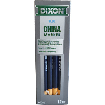 Bluepixel Equipamentos e Serviços Informáticos Lda | Lápis Dermatográfico Azul Dixon Marker 12 Unidades - Colorido e Preciso Lyra Lápis