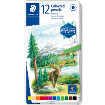 Bluepixel Equipamentos e Serviços Informáticos Lda | Lápis de cor Staedtler 12 unidades – Design Journey Staedtler Lápis